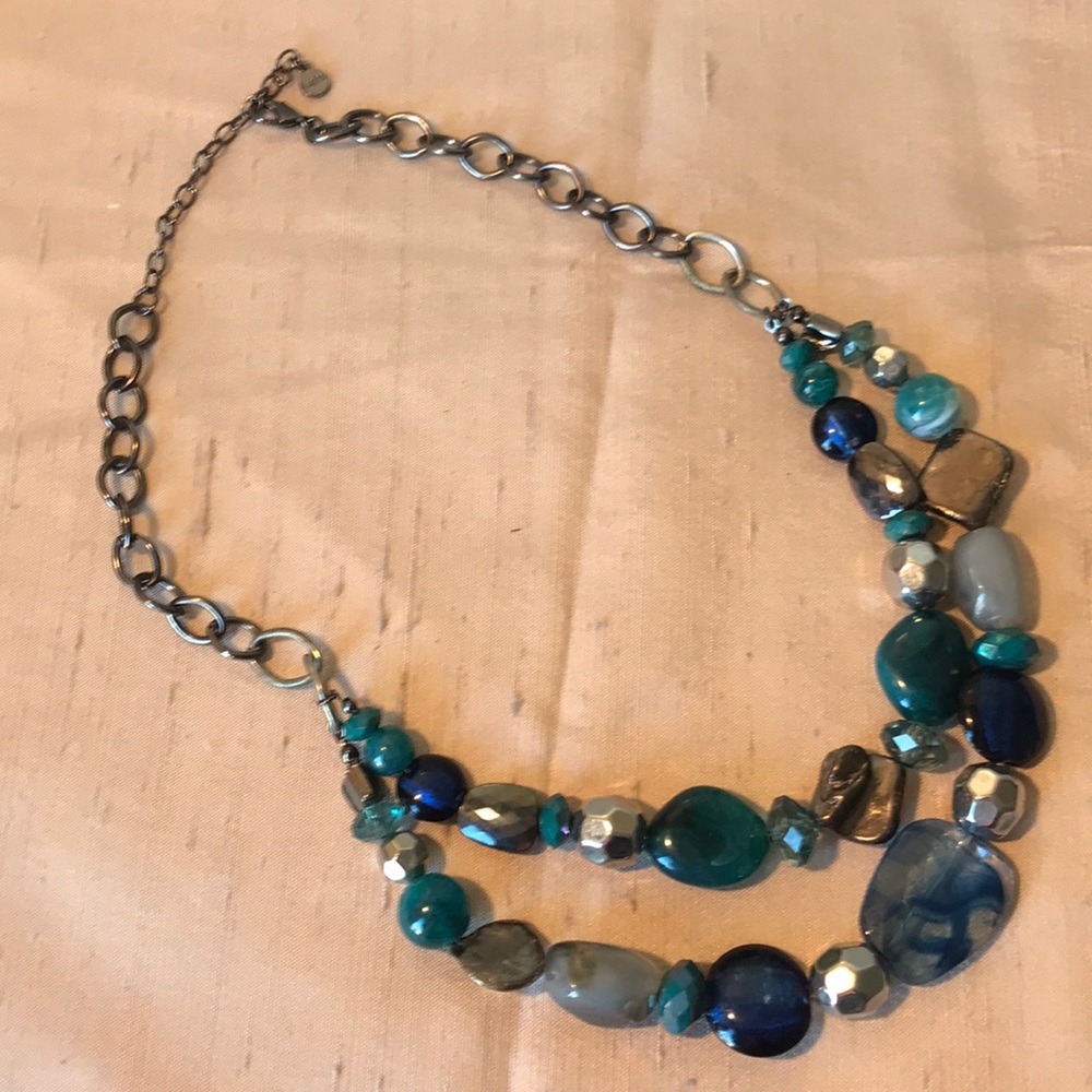 Ruby Rd. Blues Teal statement necklace - Picture 5 of 8